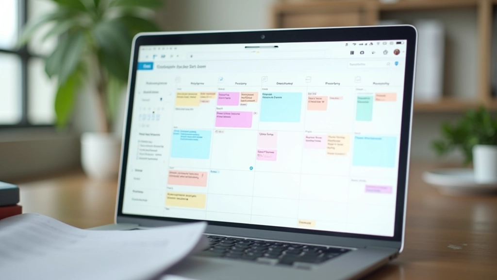 Team calendar showing timeboxed project schedules and focus blocks