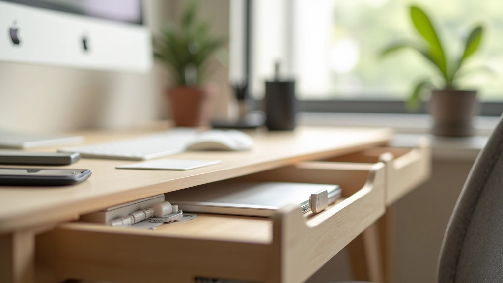 Focus workspace setup with minimal distractions and organized environment